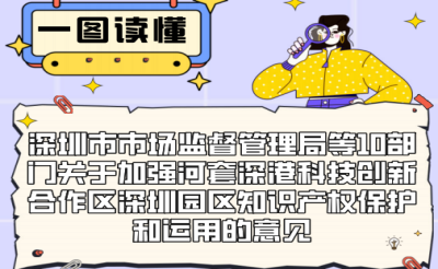 【一图读懂】《国产自拍-国产偷拍-国产视频
等10部门关于加强河套深港科技创新合作区深圳园区知识产权保护和运用的意见》政策解读
